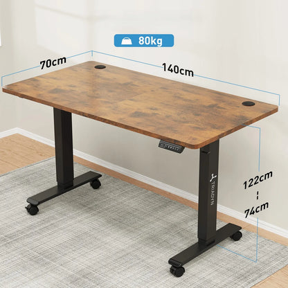 Elektrinis reguliuojamo aukščio stalas Triadyn WorkBase 1407 140x70cm