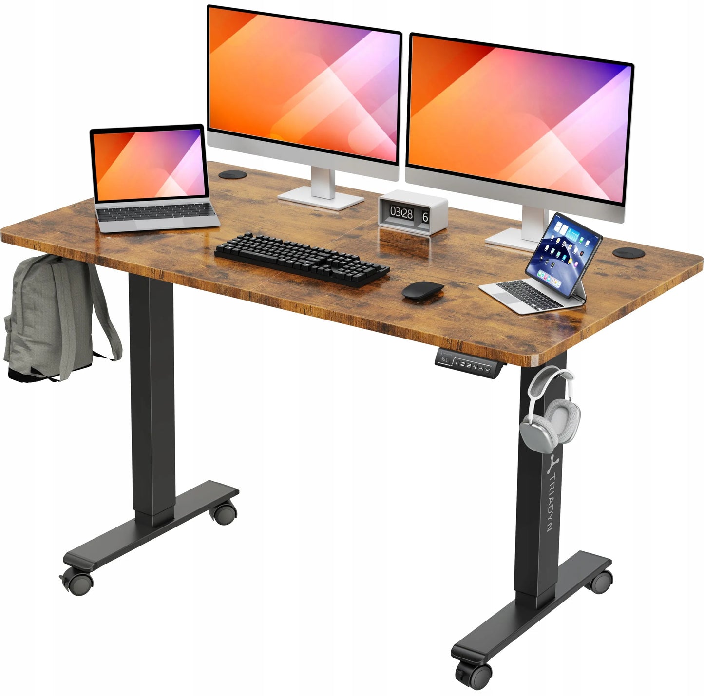 Elektrinis reguliuojamo aukščio stalas Triadyn WorkBase 1407 140x70cm