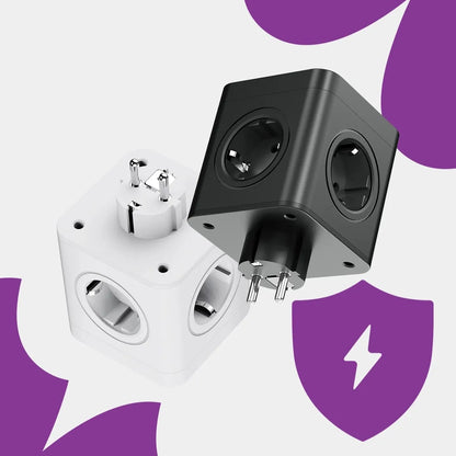 Elektrinis šakotuvas su jungikliu 4xAC 3xUSB Spacetronik