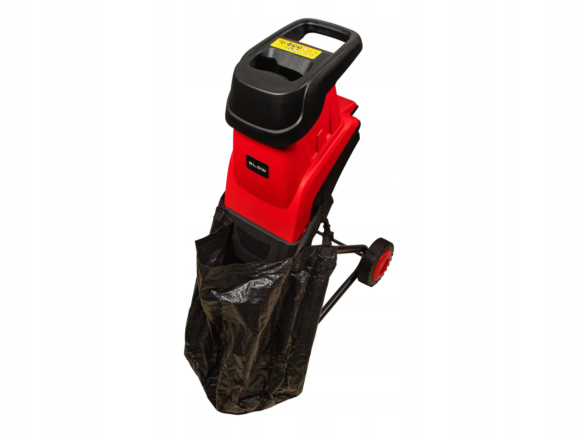Elektrinis šakų smulkintuvas BLOW 3600W 45mm + 2x 45L krepšiai, 2x peiliai