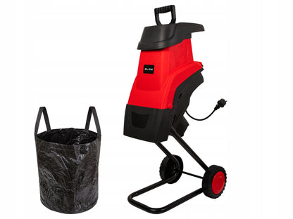 Elektrinis šakų smulkintuvas BLOW 3600W 45mm + 2x 45L krepšiai, 2x peiliai