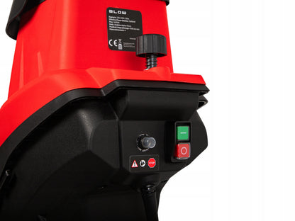 Elektrinis šakų smulkintuvas BLOW 3600W 45mm + 2x 45L krepšiai, 2x peiliai