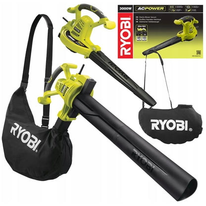 Elektrinis sodo lapų pūstuvas–siurblys 3000 W RBV3000CSV Ryobi