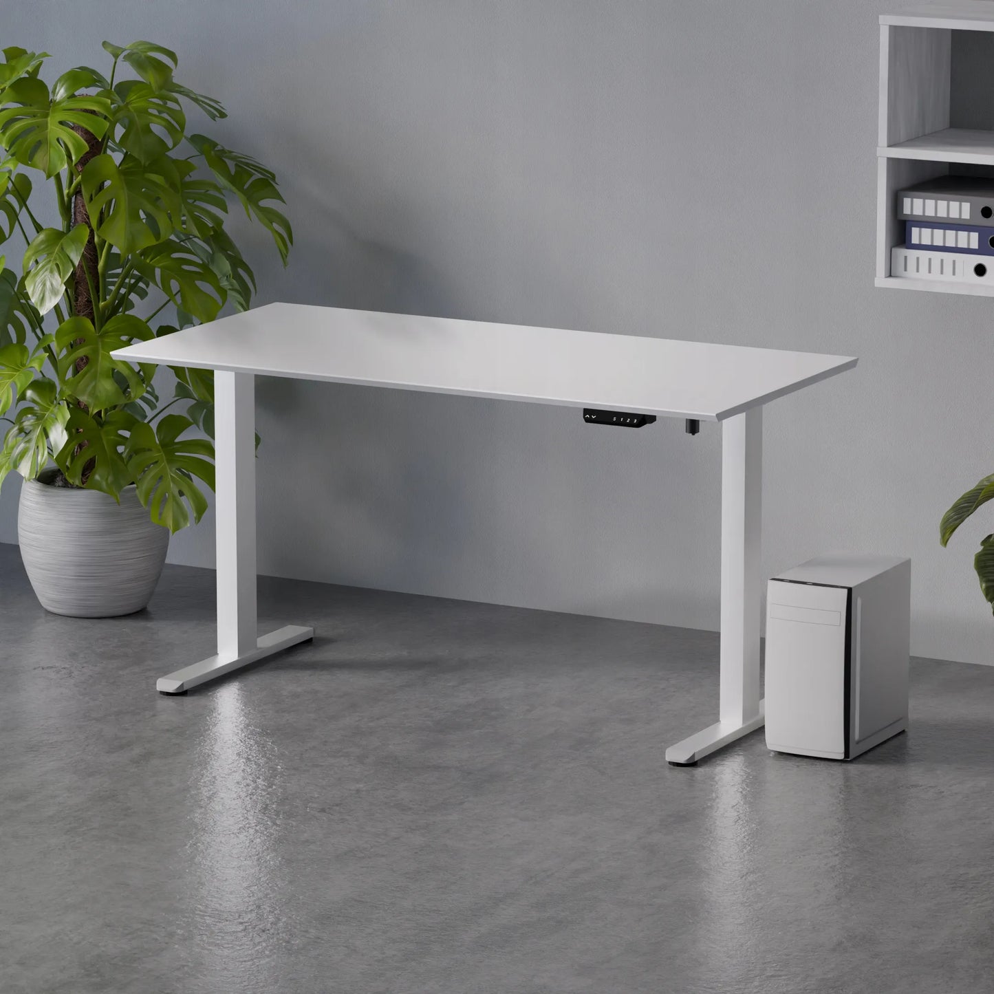 Elektrinis stalas Control Flex+ 138/67 LVNSystem baltas su aukščio reguliavimu
