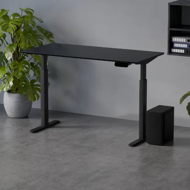 Elektrinis stalas LVNSystem Control Pro 138/67, juodas, du varikliai
