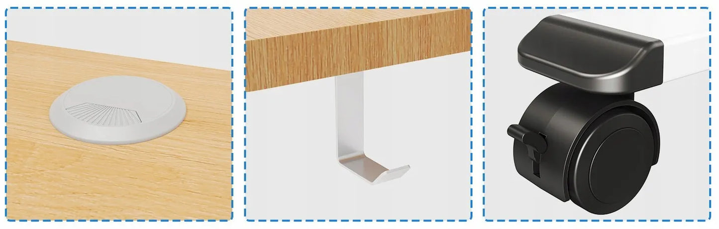 Elektrinis stalas Triadyn WorkBase 1407 su reguliuojamu aukščiu 140x70 cm