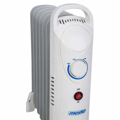 Elektrinis tepalinis radiatorius Mesko, 7 briaunų, 800 W, su temperatūros reguliavimu