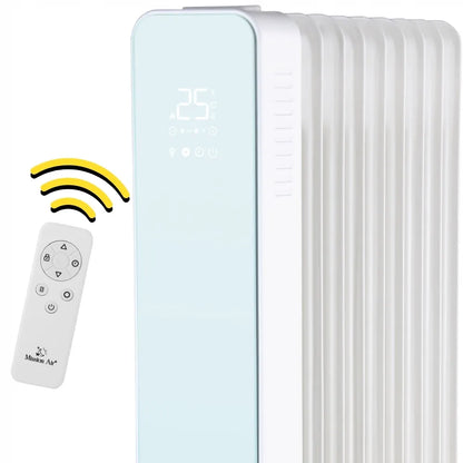 Elektrinis tepalinis radiatorius Mission Air OSLO 2000W baltas, su WiFi ir laikmačiu