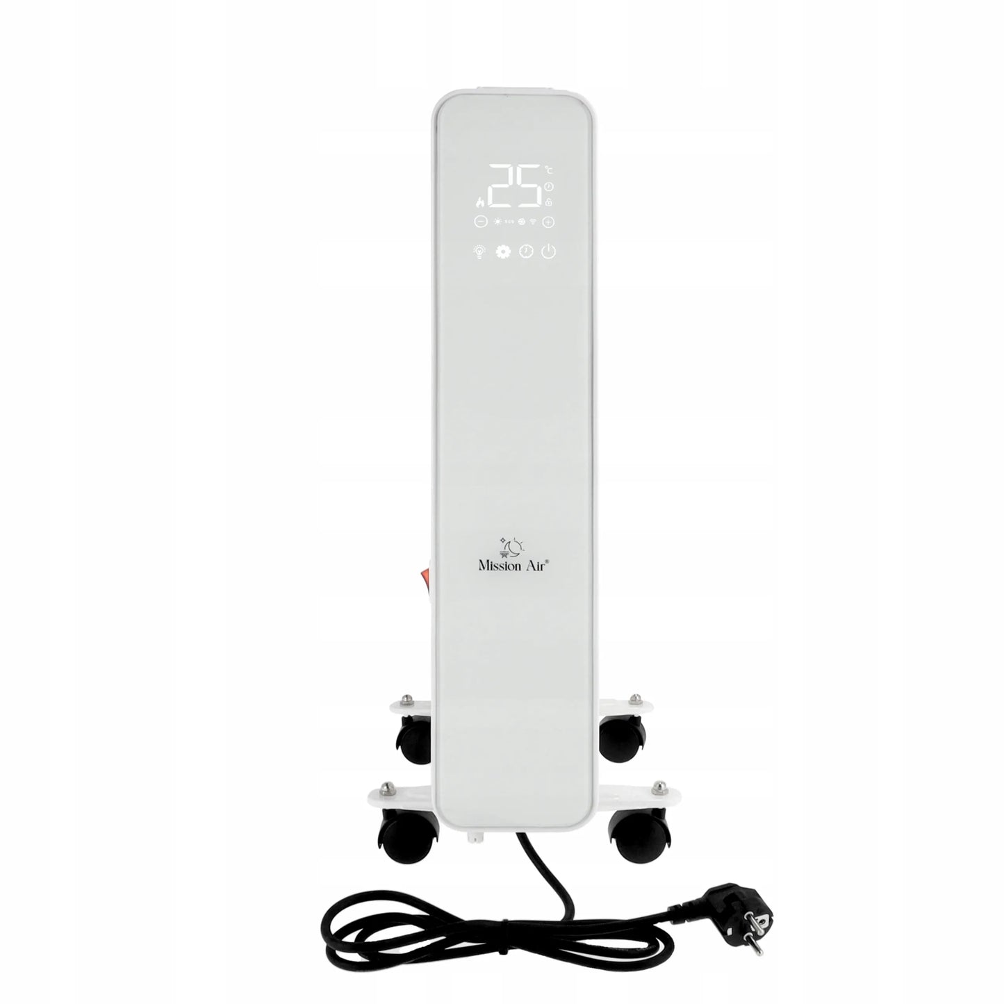 Elektrinis tepalinis radiatorius Mission Air OSLO 2000W baltas, su WiFi ir laikmačiu