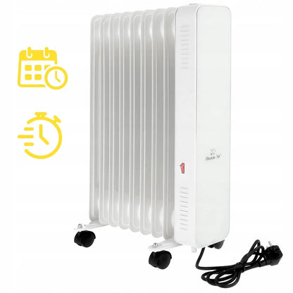 Elektrinis tepalinis radiatorius Mission Air OSLO 2000W baltas, su WiFi ir laikmačiu