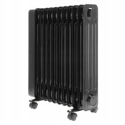 Elektrinis tepalinis radiatorius Mission Air OSLO 2500W, juodas, su WiFi ir laikmačiu