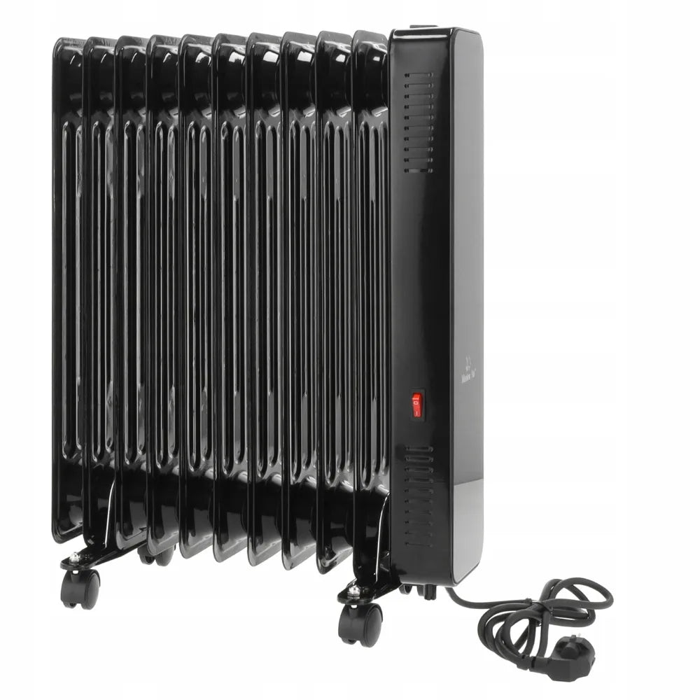 Elektrinis tepalinis radiatorius Mission Air OSLO 2500W, juodas, su WiFi ir laikmačiu