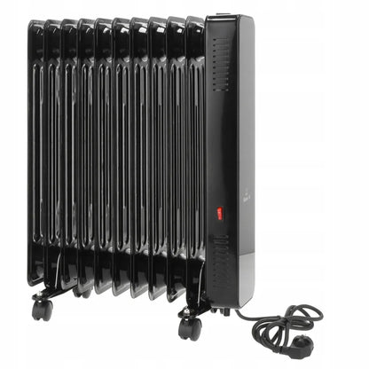 Elektrinis tepalinis radiatorius Mission Air OSLO 2500W, juodas, su WiFi ir laikmačiu