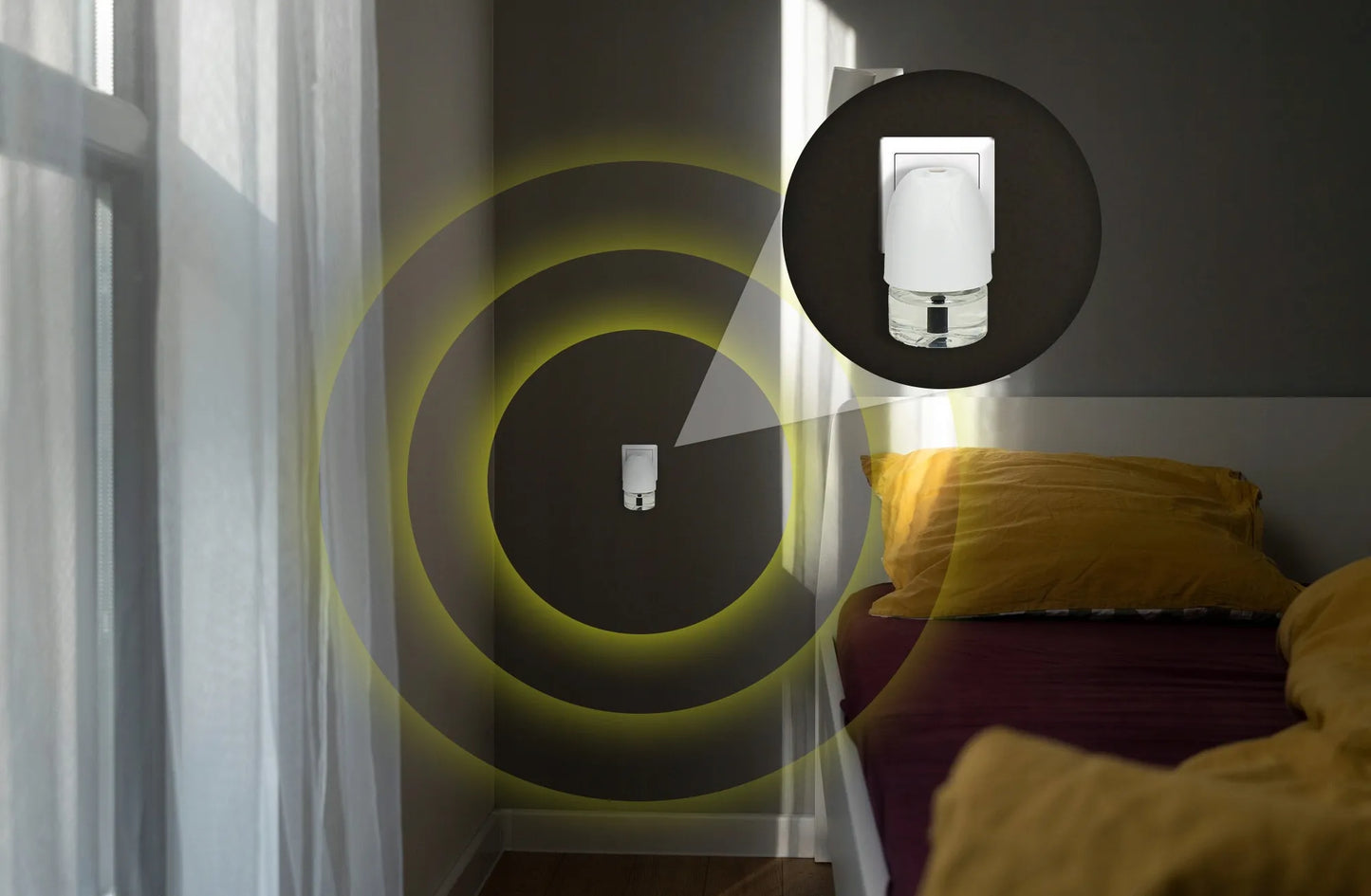Elektrinis uodų, musių ir kandžių atbaidiklis E-SHIELD NO PEST, 30 ml, 30 naktų