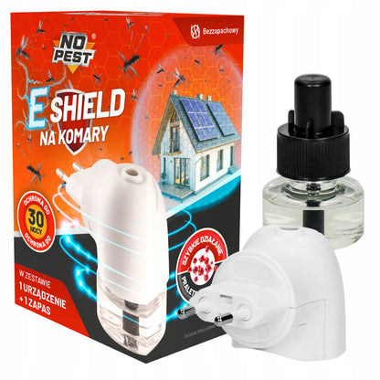 Elektrinis uodų, musių ir kandžių atbaidiklis E-SHIELD NO PEST, 30 ml, 30 naktų