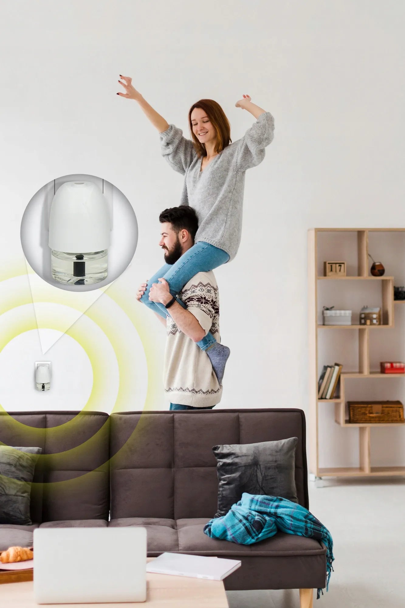 Elektrinis uodų, musių ir kandžių atbaidiklis E-SHIELD NO PEST, 30 ml, 30 naktų