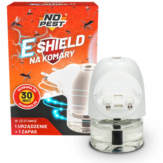 Elektrinis uodų, musių ir kandžių atbaidiklis E-SHIELD NO PEST, 30 ml, 30 naktų