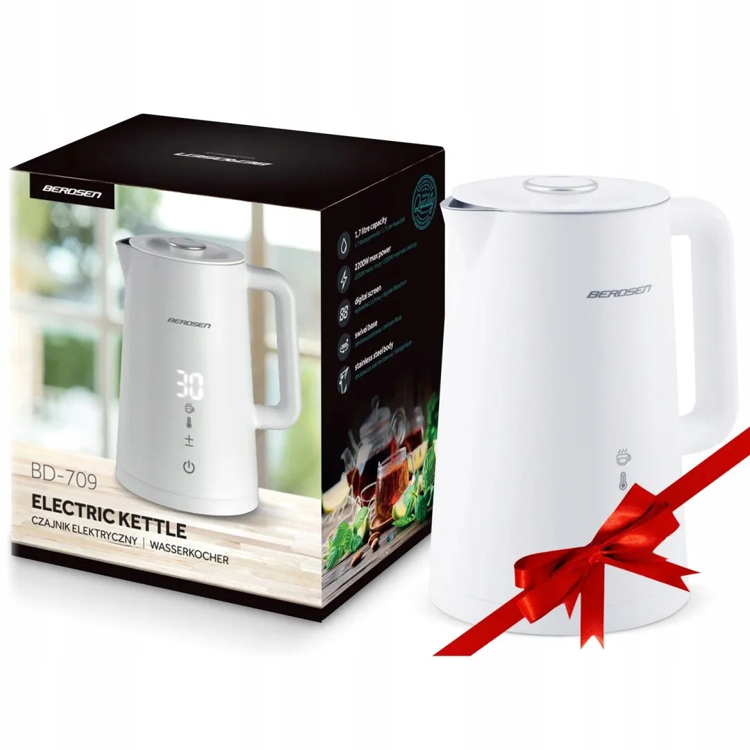 Elektrinis virdulys Berdsen BD-709, 1,7 l, baltas