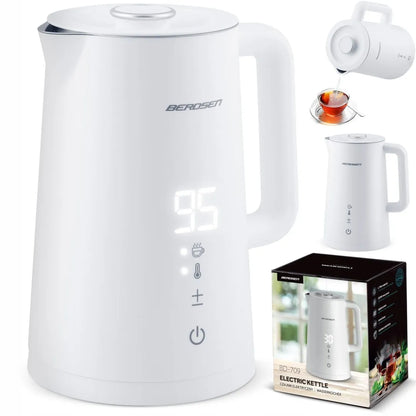 Elektrinis virdulys Berdsen BD-709, 1,7 l, baltas
