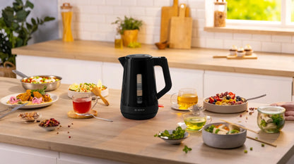 Elektrinis virdulys „Bosch MyMoment“ TWK1M123, 1,7 l, 2400 W, belaidis, juodas