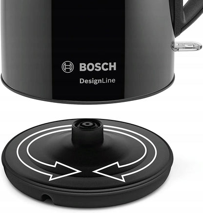 Elektrinis virdulys Bosch TWK3P423, 2400 W, 1,7 l, juodas