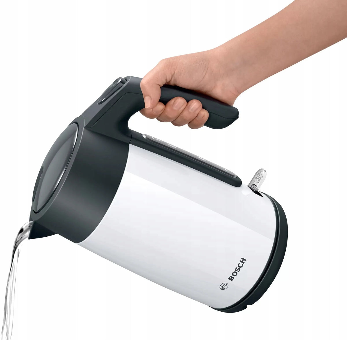 Elektrinis virdulys Bosch TWK7L461, 2400 W, 1,7 l, baltas