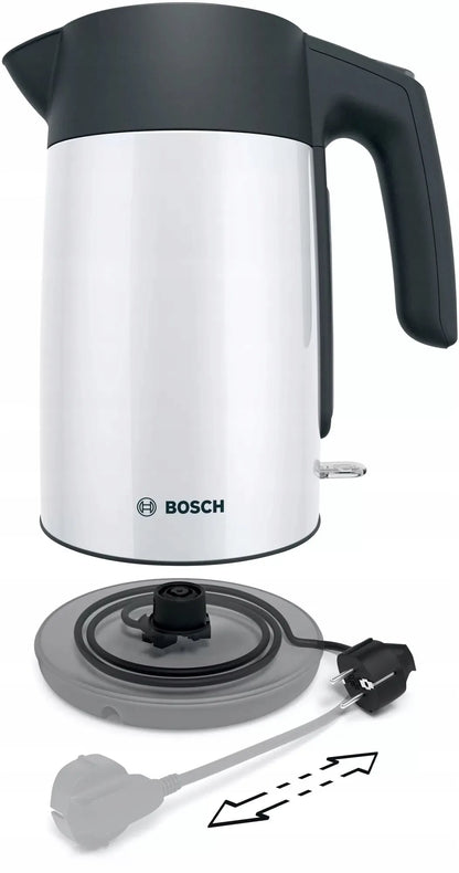 Elektrinis virdulys Bosch TWK7L461, 2400 W, 1,7 l, baltas