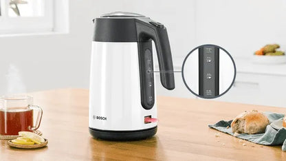 Elektrinis virdulys Bosch TWK7L461, 2400 W, 1,7 l, baltas
