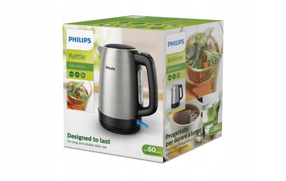 Elektrinis virdulys „Philips“ HD9350/90, 2200 W, 1,7 l, sidabrinis / pilkas, plieninis