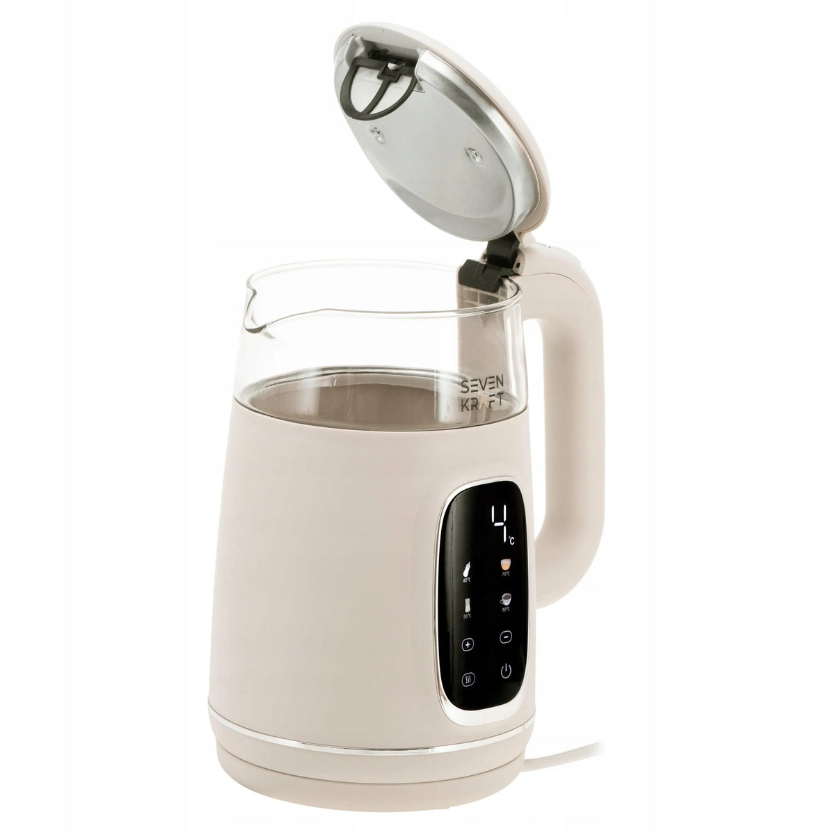 Elektrinis virdulys „Sevenkraft“ SK 1308be, 1,7 l, temperatūros reguliavimas, smėlio spalvos