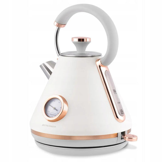 Elektrinis virdulys su termometru „Berdsen BD-701“, 1,7 l, baltas