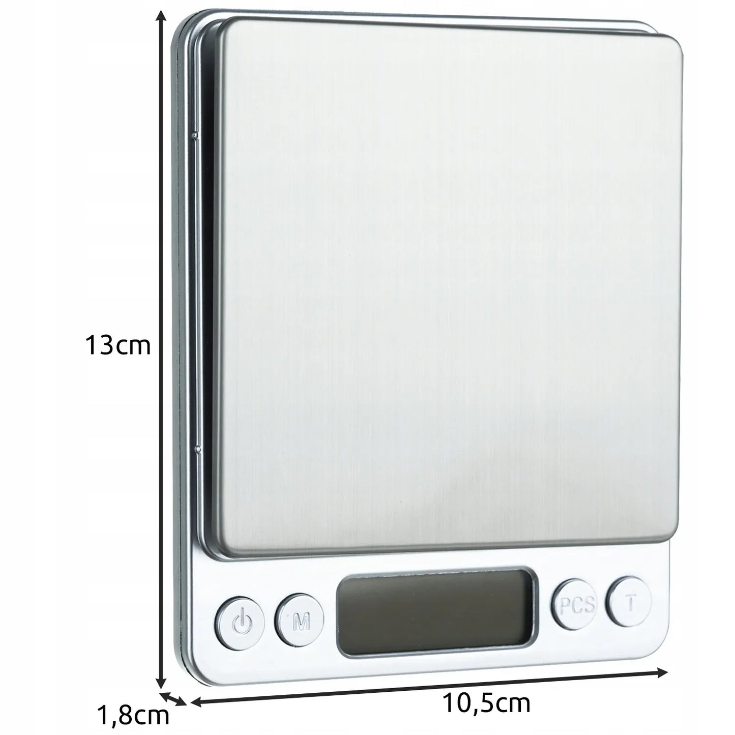 Elektroninės tiksliosios virtuvinės svarstyklės 500g 0,5kg 0,01g LCD ekranas