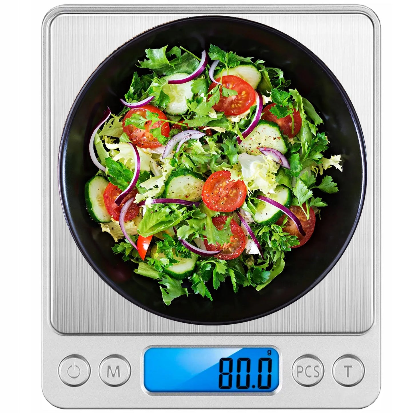 Elektroninės tiksliosios virtuvinės svarstyklės 500g 0,5kg 0,01g LCD ekranas
