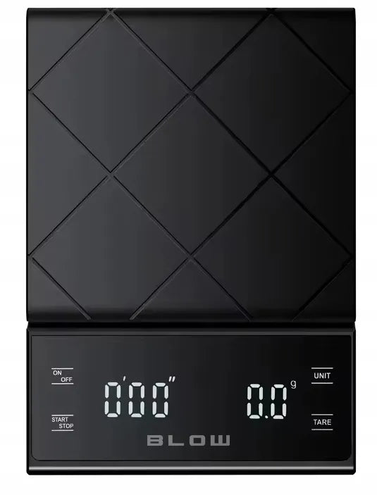 Elektroninės virtuvinės svarstyklės kavai, tikslios 3000g/0,1g, LCD, laikmatis, baterijos