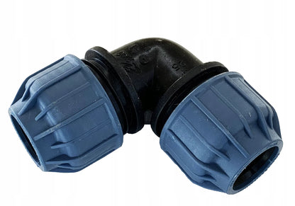 Elysee Irrigation prisukama PE vamzdžių alkūnė 25 × 25 mm, tvirta