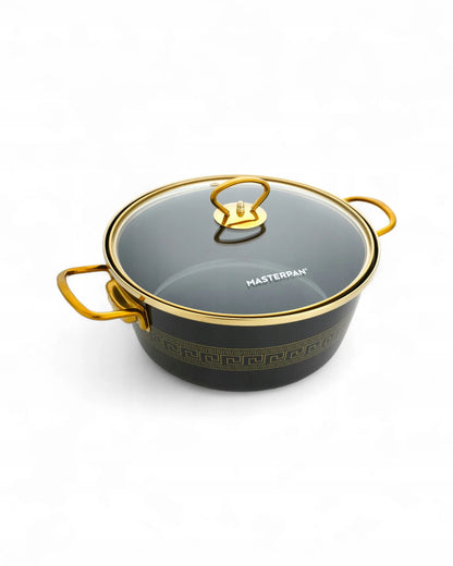 Emaliuotų puodų rinkinys Masterpan 10 dalių 20/22/24/26/28 cm