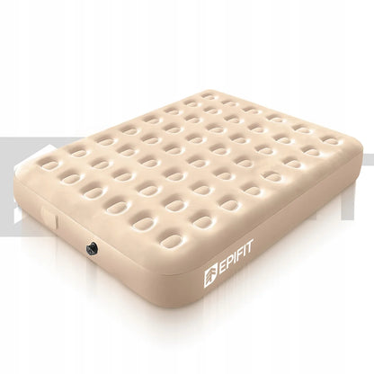 „Epifit AIRE Beige“ dvivietis pripučiamas čiužinys su USB-C elektriniu pompu, 300 kg