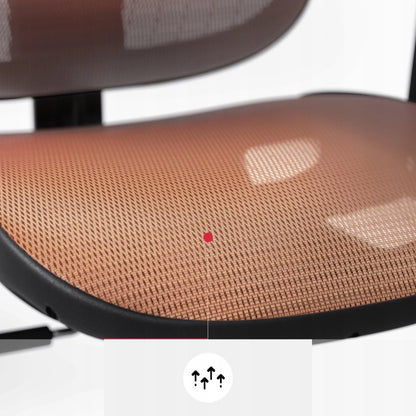 Ergonominė biuro kėdė Diablo V-Basic juoda ir oranžinė
