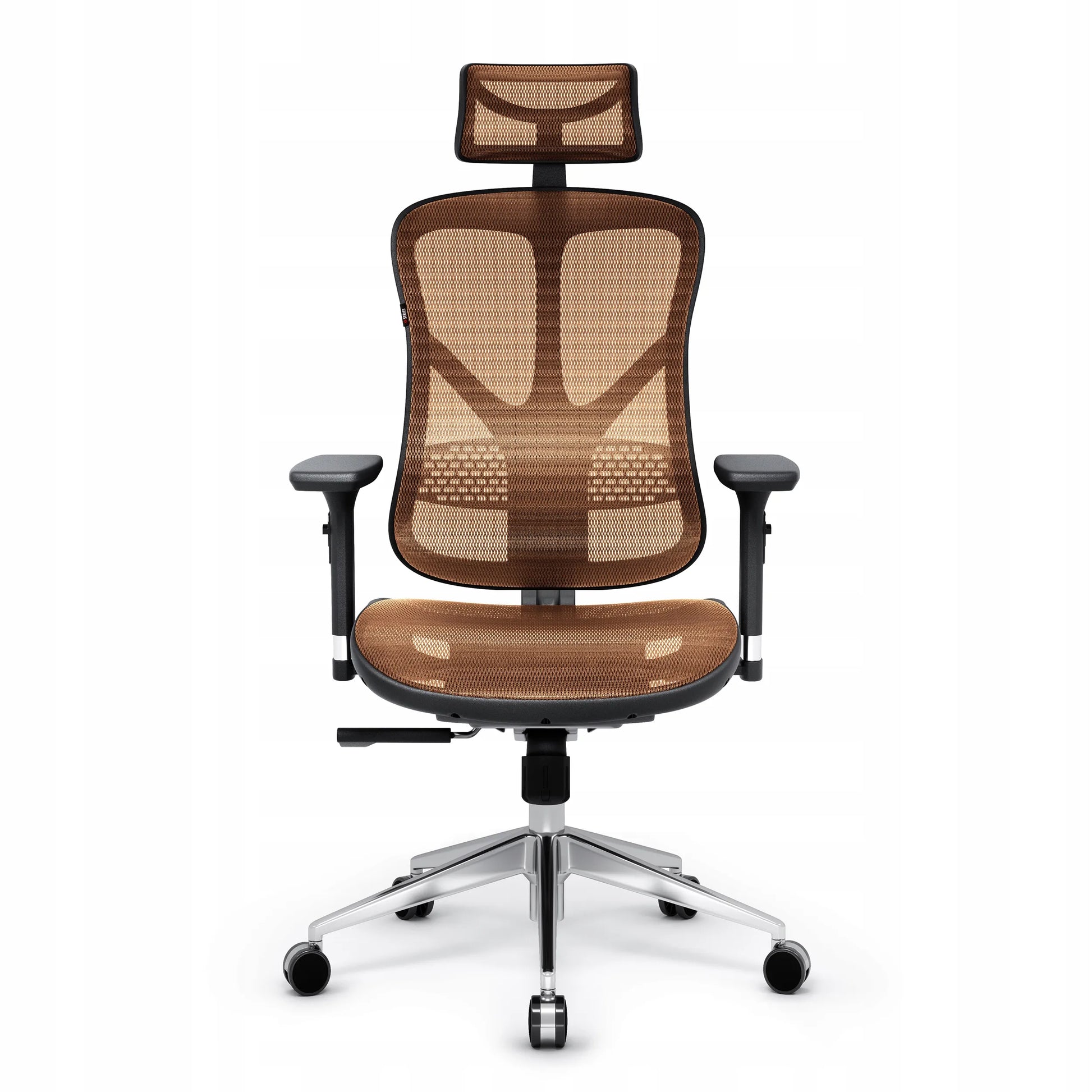 Ergonominė biuro kėdė Diablo V-Basic juoda ir oranžinė