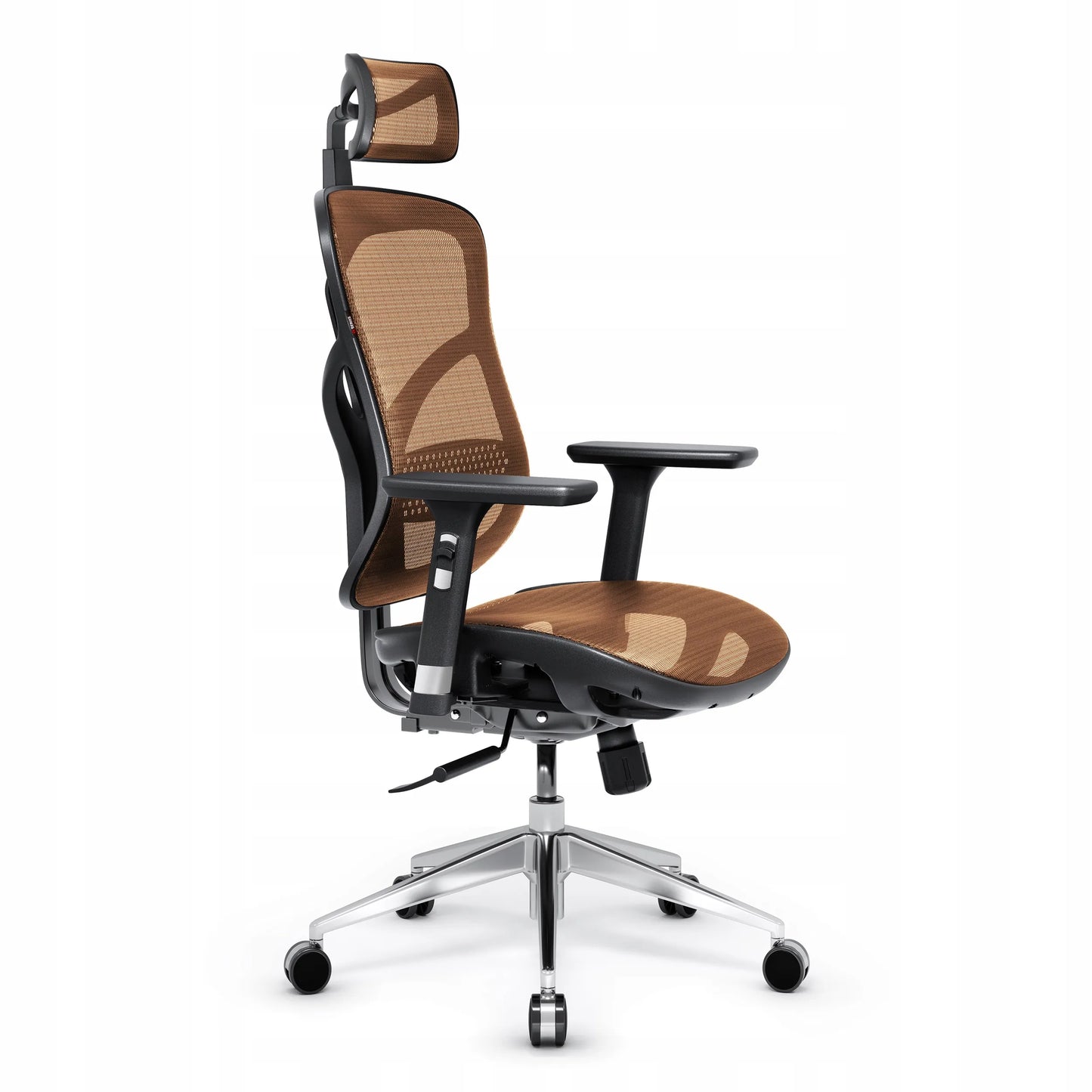 Ergonominė biuro kėdė Diablo V-Basic juoda ir oranžinė