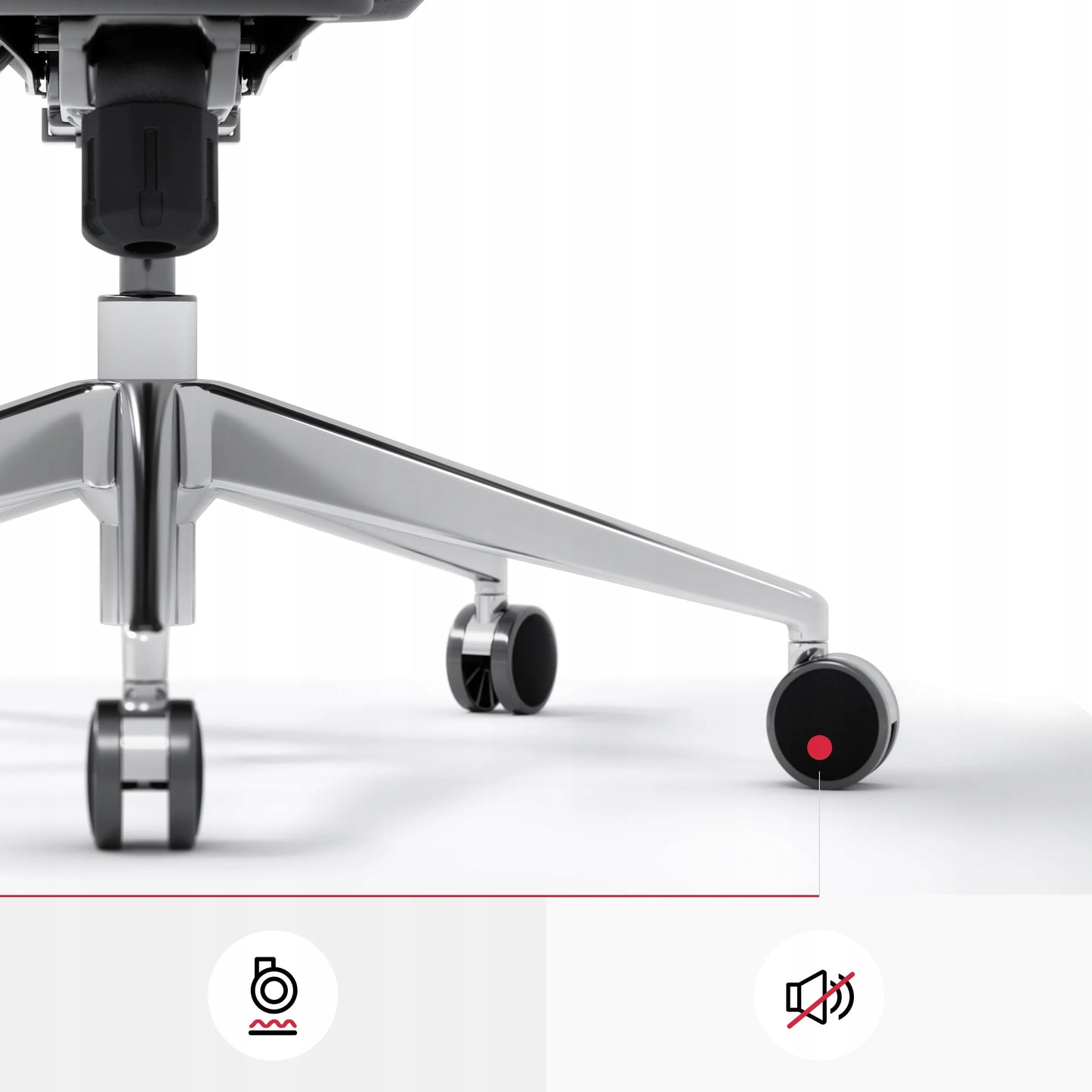 Ergonominė biuro kėdė Diablo V-Basic, juoda-pilka