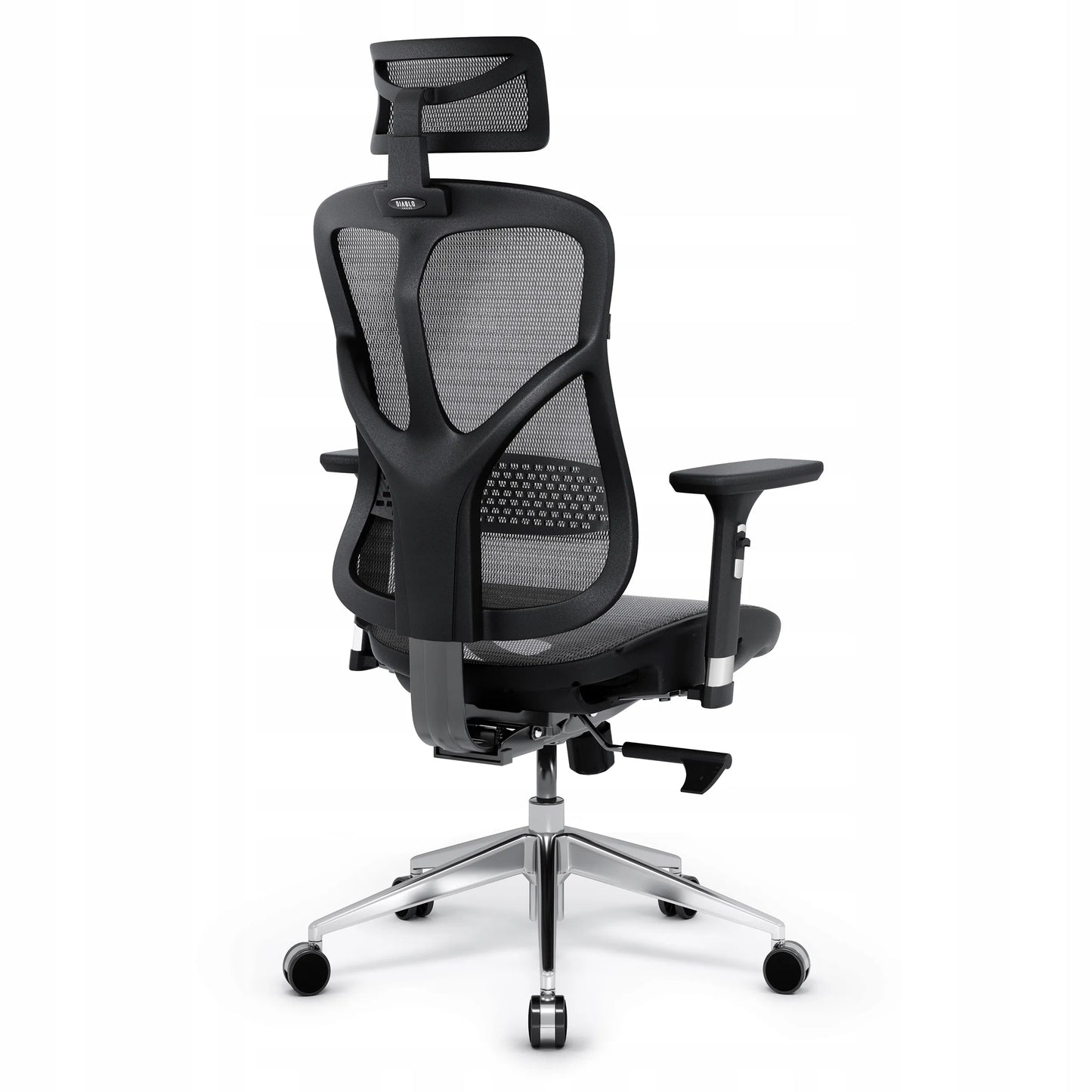 Ergonominė biuro kėdė Diablo V-Basic, juoda-pilka