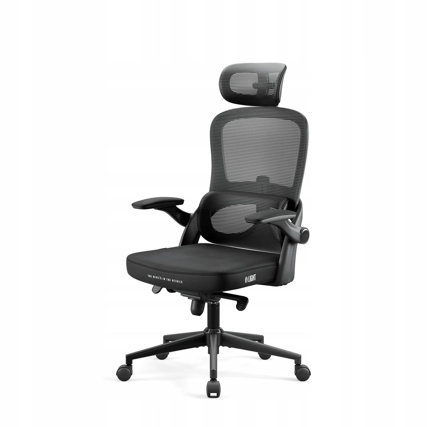 Ergonominė biuro kėdė DIABLO V-Light, juoda