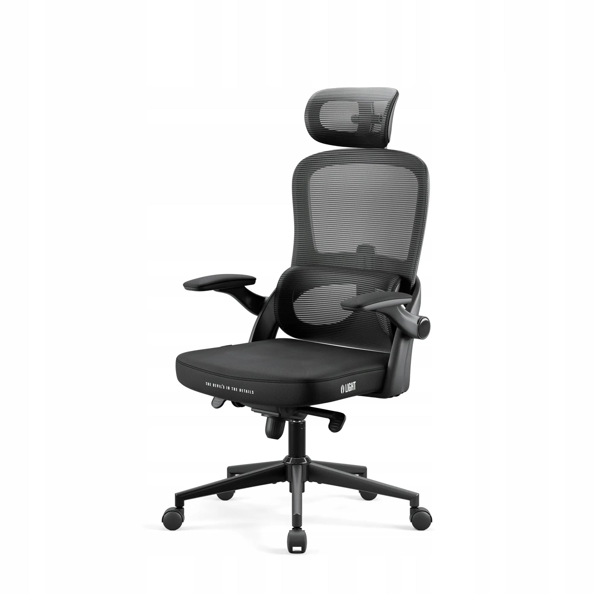 Ergonominė biuro kėdė DIABLO V-Light, juoda