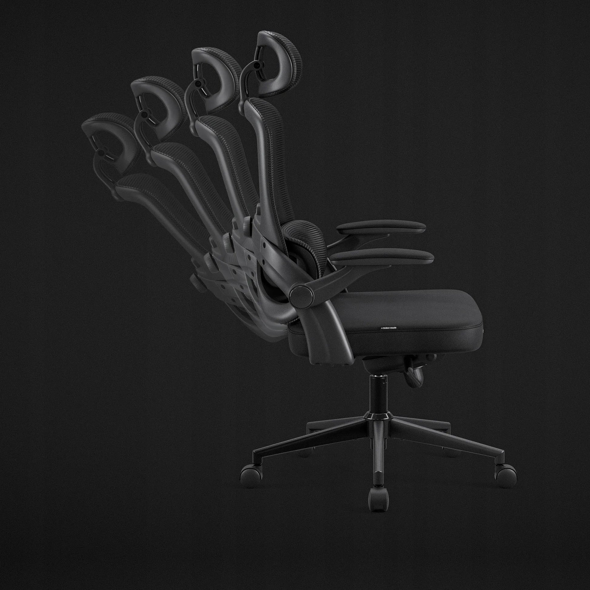Ergonominė biuro kėdė DIABLO V-Light, juoda