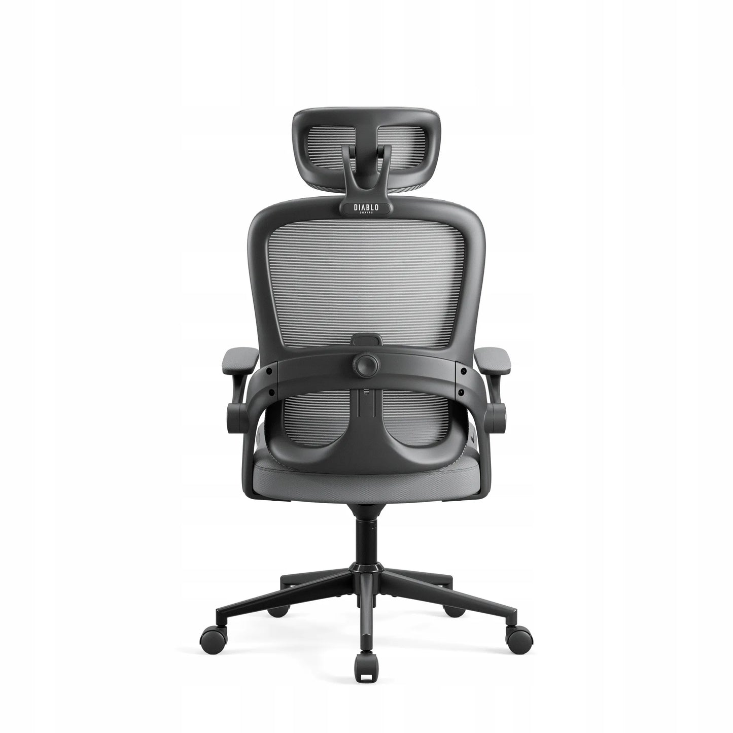Ergonominė biuro kėdė DIABLO V-Light, pilka