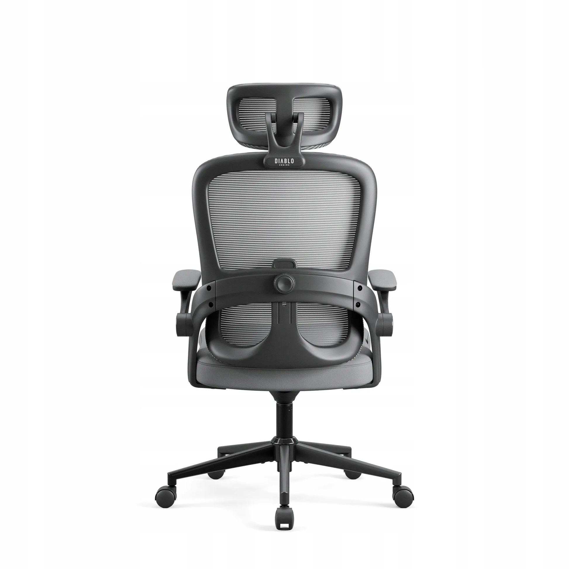 Ergonominė biuro kėdė DIABLO V-Light, pilka