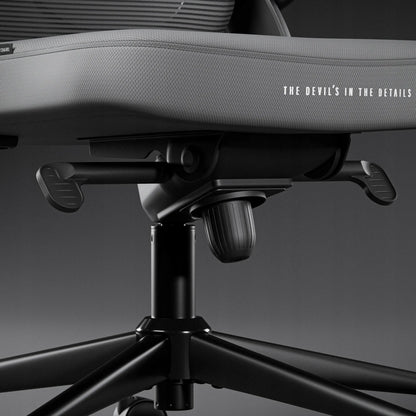 Ergonominė biuro kėdė DIABLO V-Light, pilka