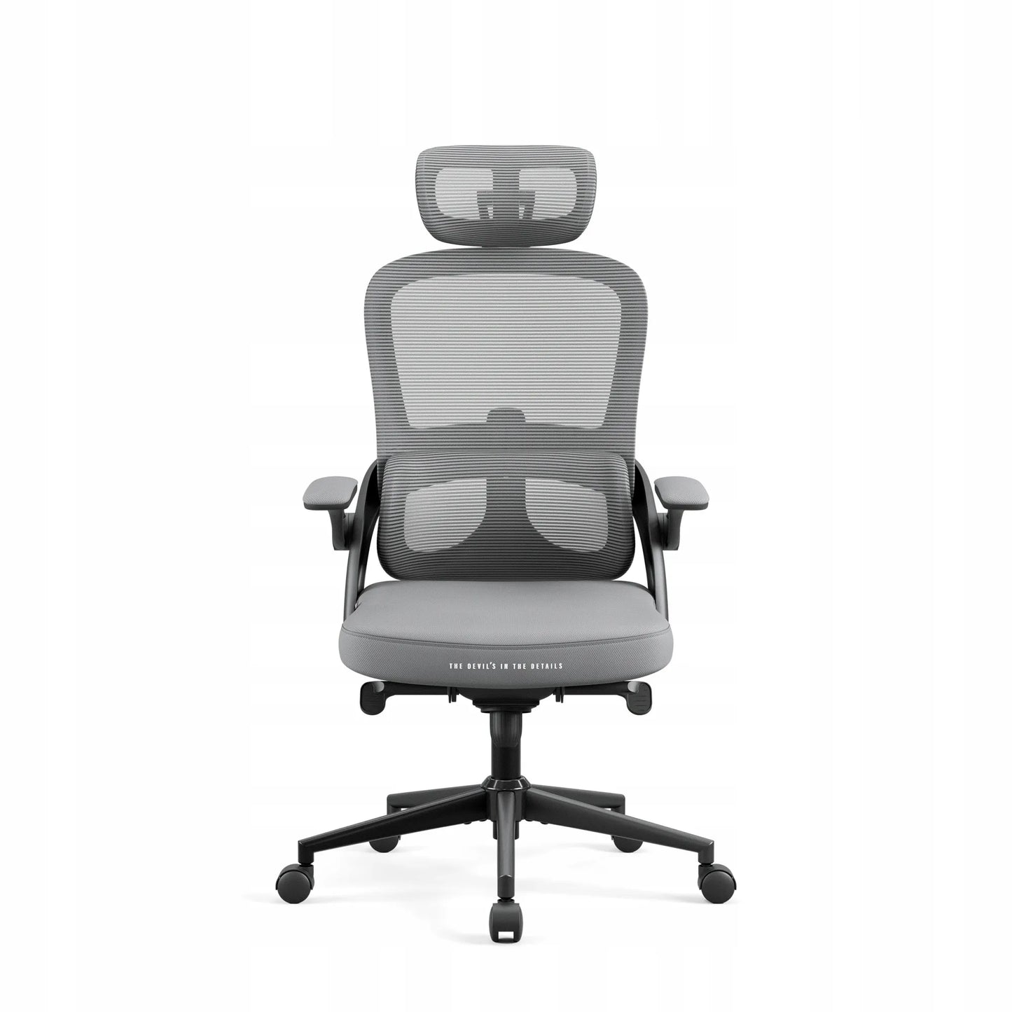 Ergonominė biuro kėdė DIABLO V-Light, pilka
