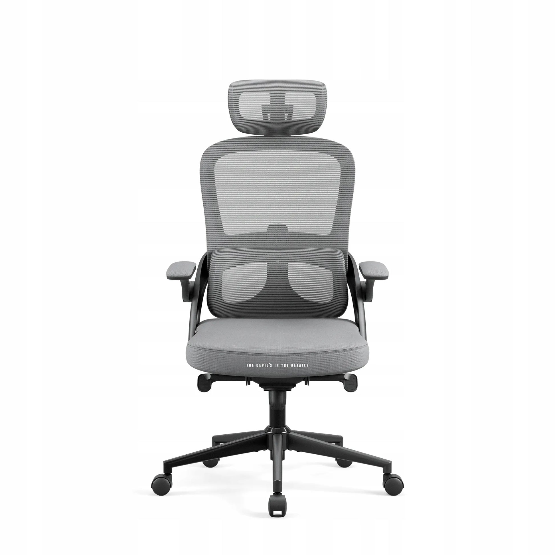Ergonominė biuro kėdė DIABLO V-Light, pilka